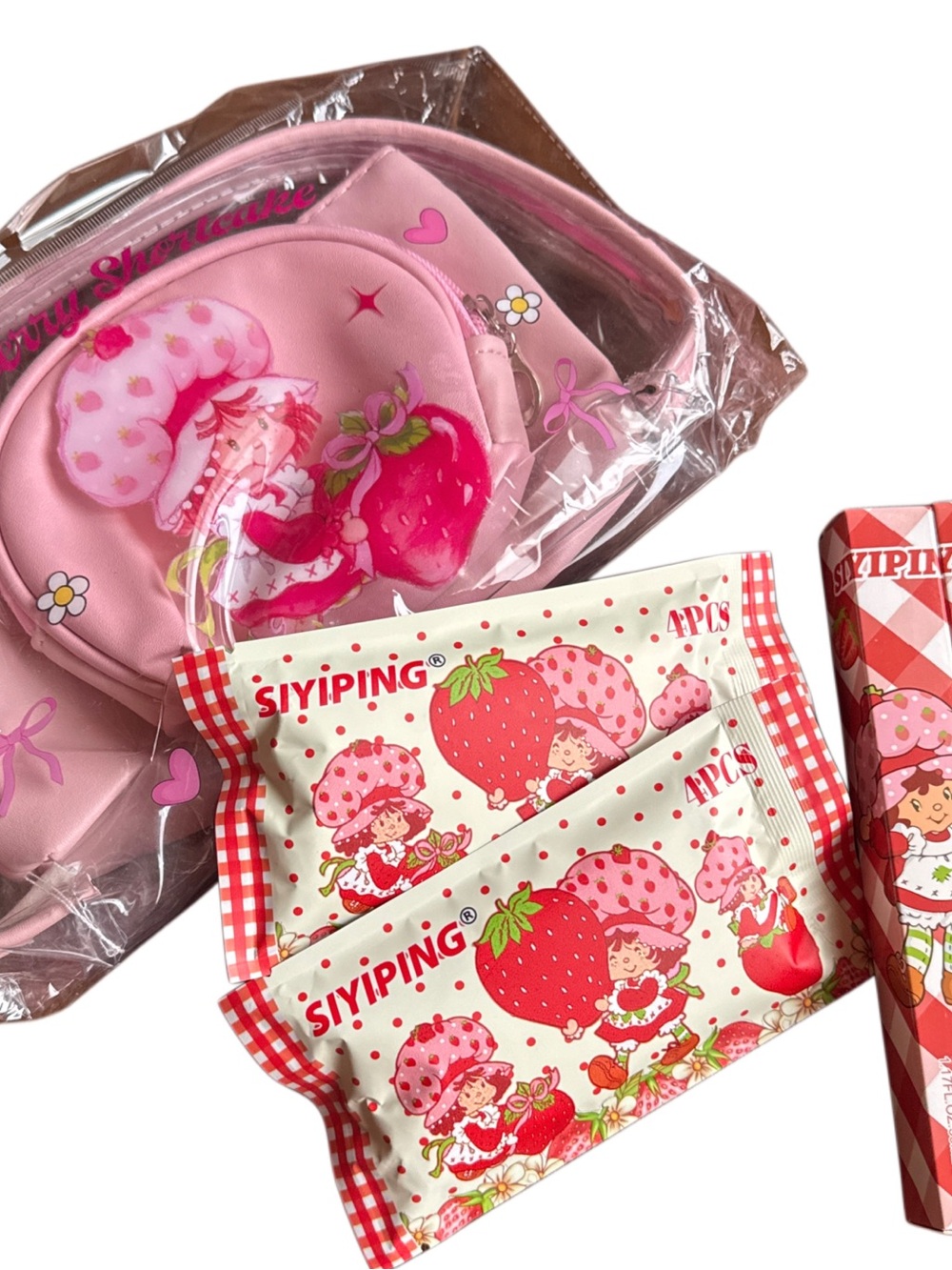 Strawberry Shortcake 15 pc set  Siyiping 3 bottles Parfum